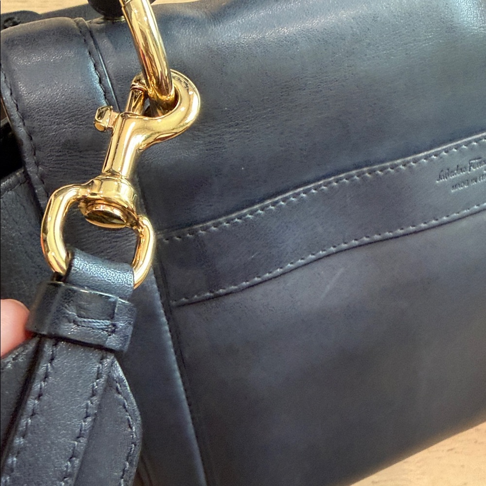 Salvatore Ferragamo Soft Sofia Leather Handbag - Picture 8 of 11